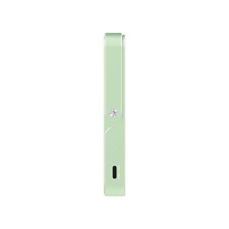 Power banka, externá batéria, magnetická (bezdrôtová), 10 000 mAh, stojanček, VERBATIM "Charge n Go", zelená