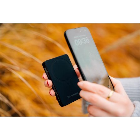 Power banka, externá batéria, bezdrôtová, 10 000 mAh, VERBATIM "Charge n Go Essentials", čierna