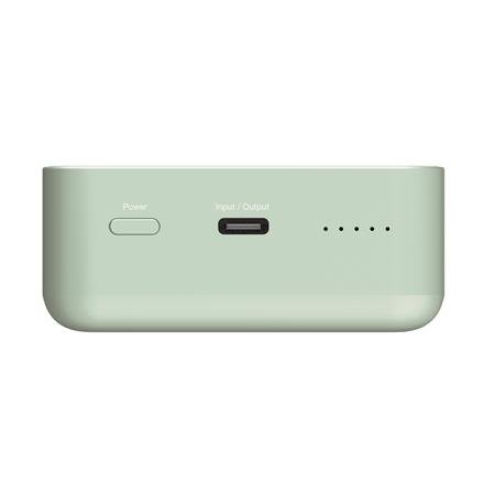 Power banka, externá batéria, magnetická, 20 000 mAh, stojanček, VERBATIM "Charge n Go Essentials", zelená