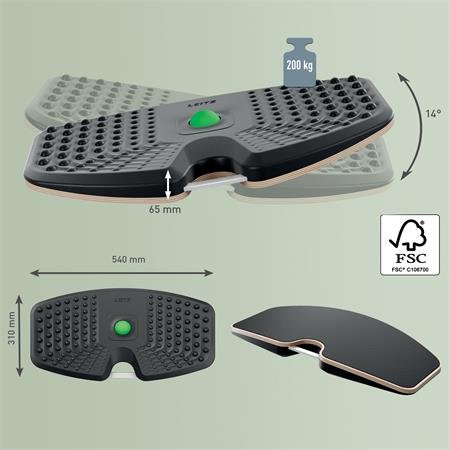 Balančná doska, ergonomická, LEITZ "Ergo Active" 