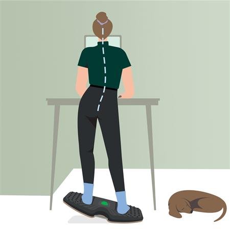 Balančná doska, ergonomická, LEITZ "Ergo Active" 