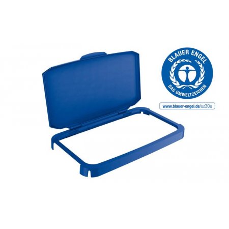 Výklopné veko pre 60 l odpadkový kôš, plast, DURABLE "Durabin®", modré