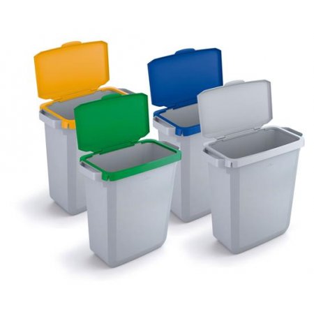 Výklopné veko pre 60 l odpadkový kôš, plast, DURABLE "Durabin®", modré