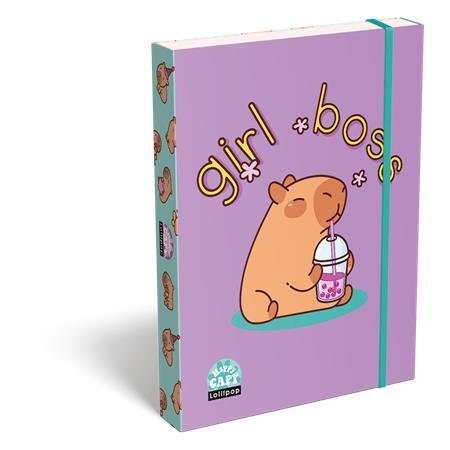 Box na zošity, A5, LIZZYSULI, Lollipop Capybara, zelený