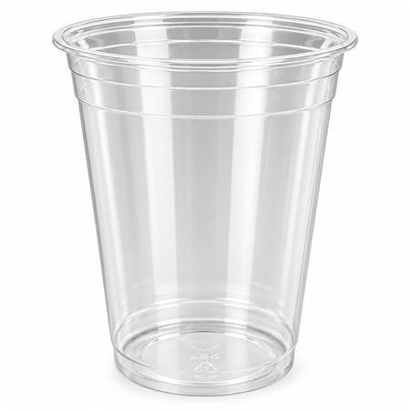 Plastový shaker a koktailový pohár, 3 dl, 50 ks, číry