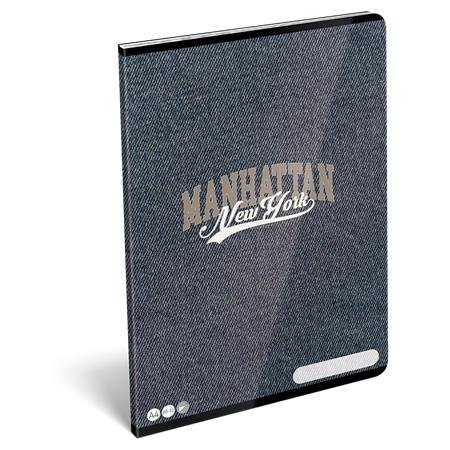 Zošit, A4, čistý, 32 listov, LIZZYSULI,  "Manhattan, New York"