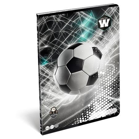 Zošit, A4, štvorčekový, 32 listov, LIZZYSULI, "Top League"