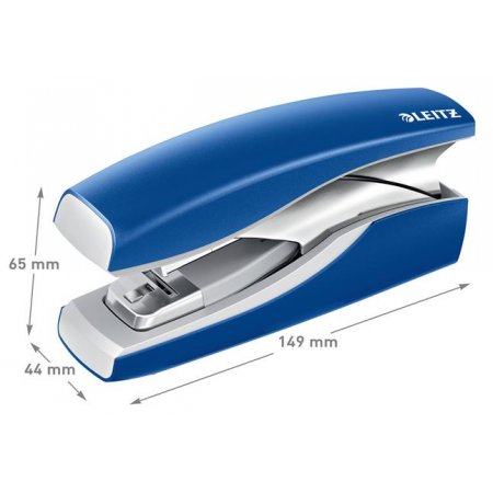 Zošívačka, 26/6, 30 listov, LEITZ "Nexxt Softpress", modrá
