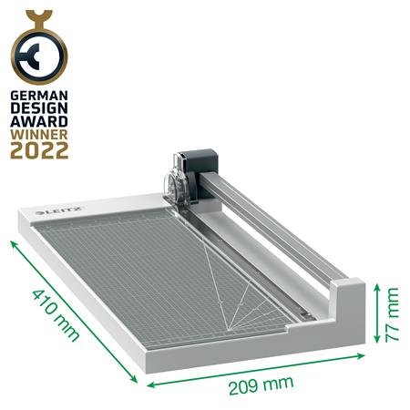 Rezačka, kotúčová, A4, 10 listov, LEITZ "Precision Home Office A4"