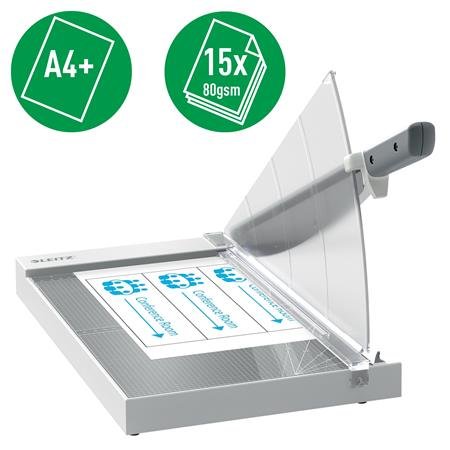Rezačka, páková, A4+, 15 listov, LEITZ "Precision Office A4+"