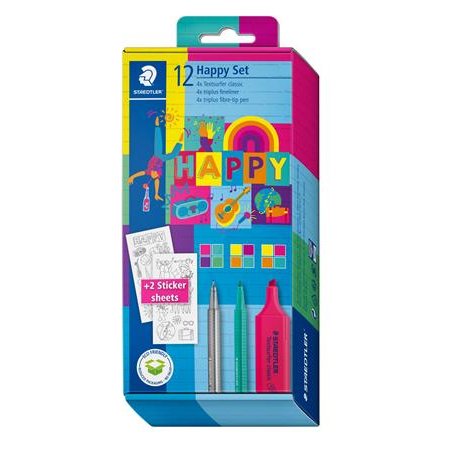 Písacie potreby, sada, darček: nálepky, STAEDTLER® "Happy set 61 SC1"