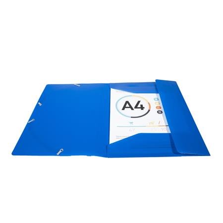 Doska s gumičkou, PP, A4, EXACOMPTA "Opaque", modrá