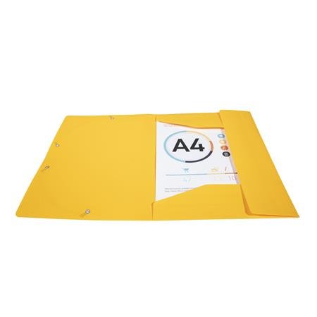 Doska s gumičkou, PP, A4, EXACOMPTA "Opaque", žltá