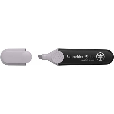 Zvýrazňovač, 1-5 mm, SCHNEIDER "Job Pastel", sivá