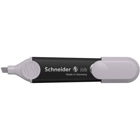 Zvýrazňovač, 1-5 mm, SCHNEIDER "Job Pastel", sivá