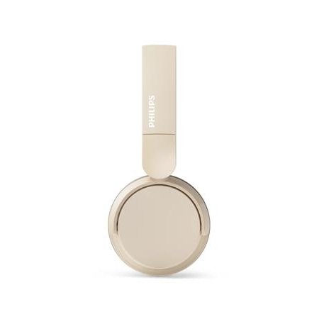 Náhlavné slúchadlá, bezdrôtové, Bluetooth 5.3, PHILIPS "TAH3209", béžové