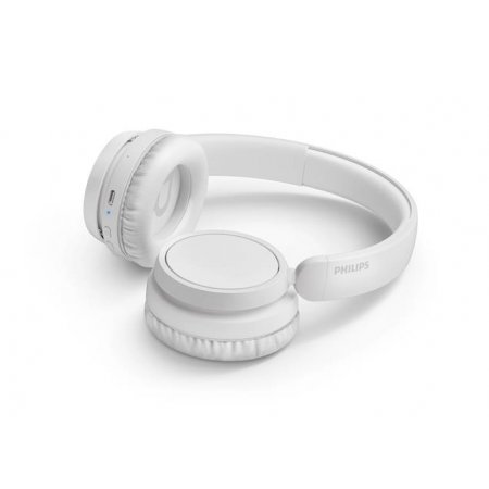 Náhlavné slúchadlá, bezdrôtové, Bluetooth 5.3, PHILIPS "TAH5209", biela
