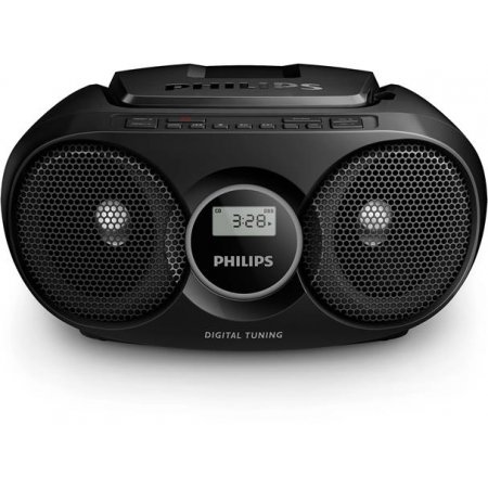 Rádio, s CD prehrávačom, PHILIPS "AZ215", čierne