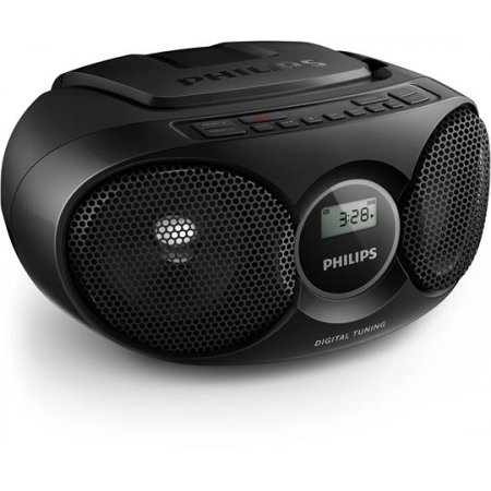 Rádio, s CD prehrávačom, PHILIPS "AZ215", čierne