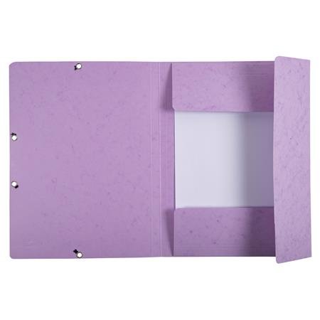 Doska s gumičkou, prešpánová, A4, EXACOMPTA, "Aquarel", fialová