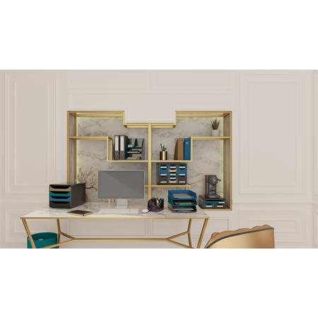 Box na dokumenty, plastový, 4 zásuvky, EXACOMPTA "Big-Box Neo Deco"