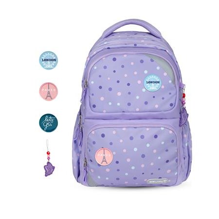Školská taška, BELMIL "Maxi Pack Purple Dots"