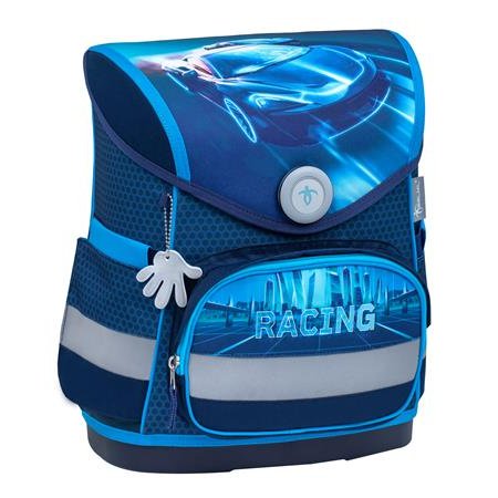 Školská taška, BELMIL "Compact Racing Blue Neon"