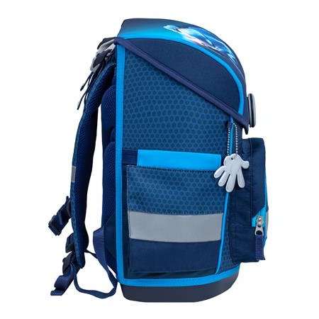 Školská taška, BELMIL "Compact Racing Blue Neon"