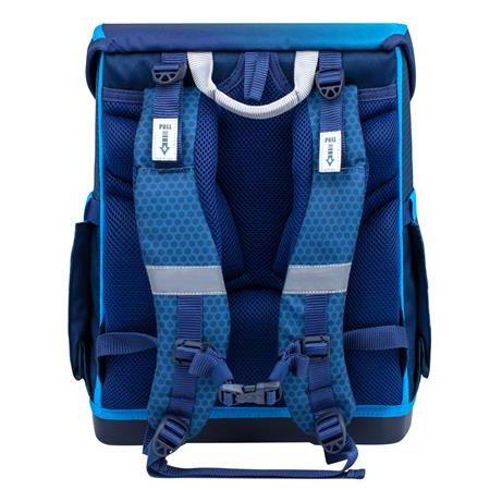 Školská taška, BELMIL "Compact Racing Blue Neon"