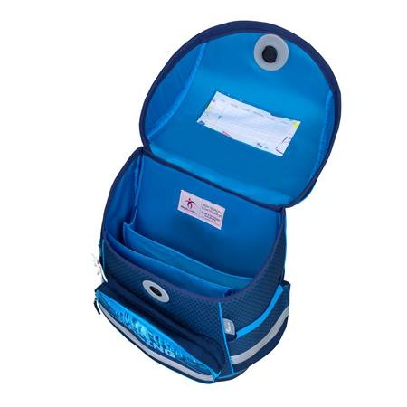 Školská taška, BELMIL "Compact Racing Blue Neon"