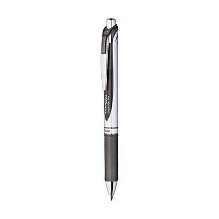 Gélové pero, 0,35 mm, stláčací mechanizmus, PENTEL "EnerGel BL77", čierna