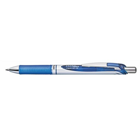 Gélové pero, 0,35 mm, stláčací mechanizmus, PENTEL "EnerGel BL77", modrá