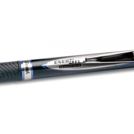Gélové pero, 0,35 mm, stláčací mechanizmus, PENTEL "EnerGel BLP77", modrá