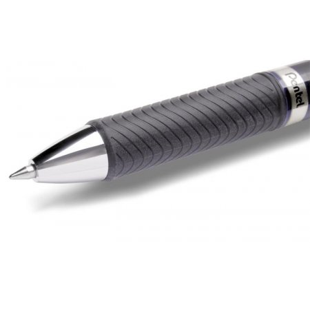 Gélové pero, 0,35 mm, stláčací mechanizmus, PENTEL "EnerGel BLP77", modrá
