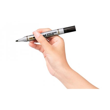 Popisovač na tabule, 4,2 mm, kužeľový hrot, PENTEL, čierna