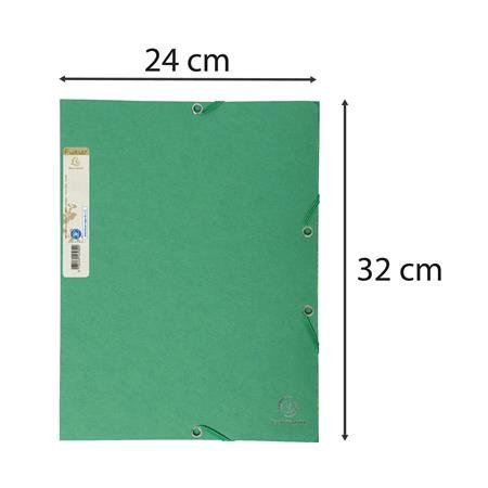Doska s gumičkou, kartón, A4, EXACOMPTA "Forever®", zelená