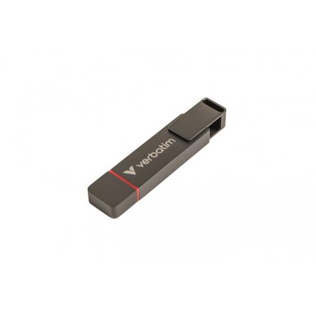 USB kľúč, 256GB, USB-A/C 3.2 Gen1, VERBATIM "Dual QuickStick", čierny