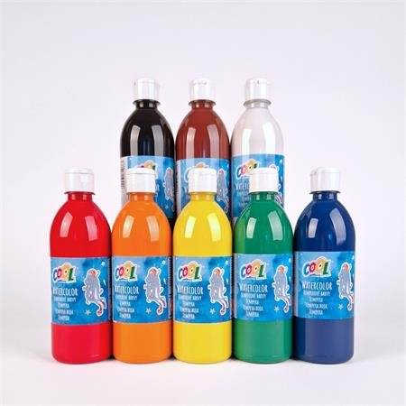 Tempera, COOL BY VICTORIA, 500 ml, žltá