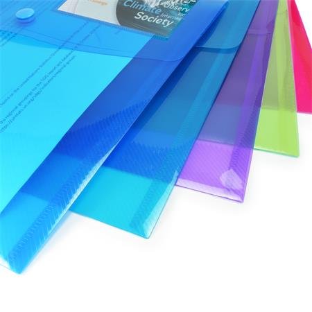 Obal na patent, A4+, RAPESCO "Eco", mix priehľadných farieb