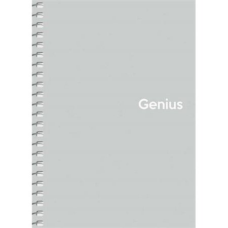 Špirálový zošit, štvorčekový, A6, 80 listov, PP obal, SHKOLYARYK "Genius Pastel", mix