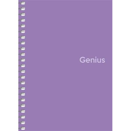 Špirálový zošit, štvorčekový, A6, 80 listov, PP obal, SHKOLYARYK "Genius", mix