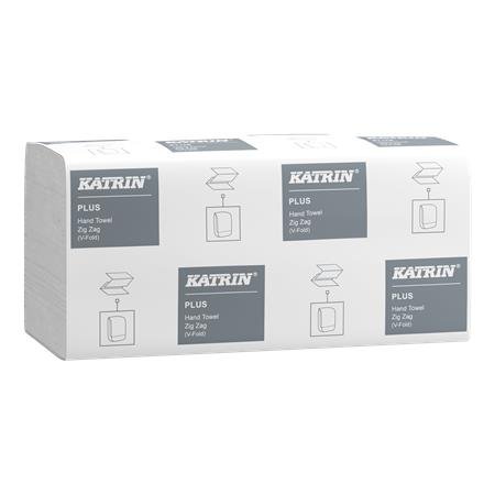 Papierové utierky, Z ohyb, 1 vrstvové, 200 listov, KATRIN, snehobiele