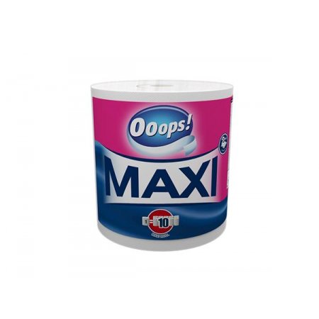 Kuchynské utierky, 2-vrstvové, 500 útržkov, kotúčové, "Ooops! Maxi"