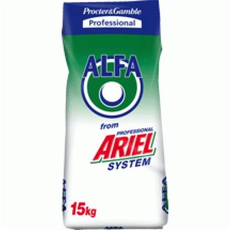 Prací prášok, 15 kg, ARIEL "Alfa White Max"