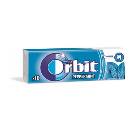 Žuvačka, 14 g, ORBIT "Peppermint dražé"
