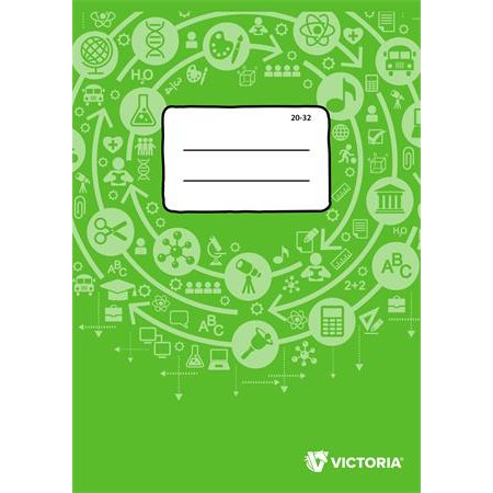 Zošit, A5, čistý, 32 listov, VICTORIA PAPER Circle "20-32"