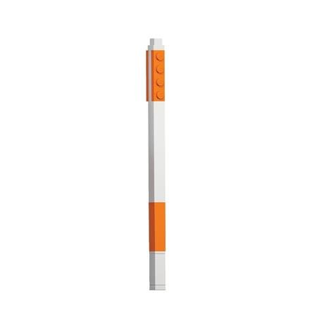 Gélové pero, 0,7 mm, LEGO, oranžové