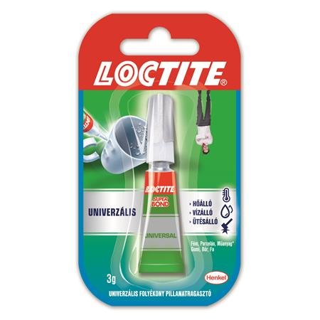 Sekundové lepidlo, 3 g, HENKEL "Loctite Super Bond Liquid"