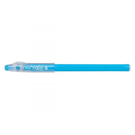 Roller, 0,35 mm, s vrchnákom, PILOT "Frixion Ball Stick", svetlomodrá