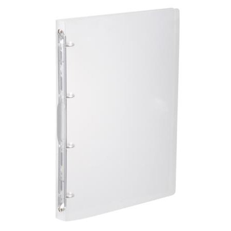 Krúžkový šanón, 4 krúžky, 25 mm, A4, PP, VIQUEL "Propyglass", priehľadný